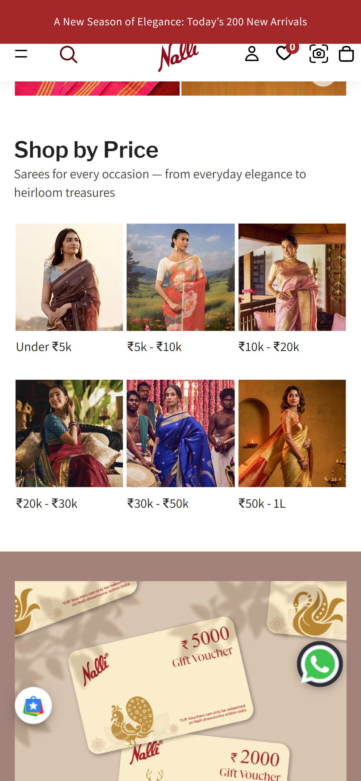 Nalli Silks — Mobile