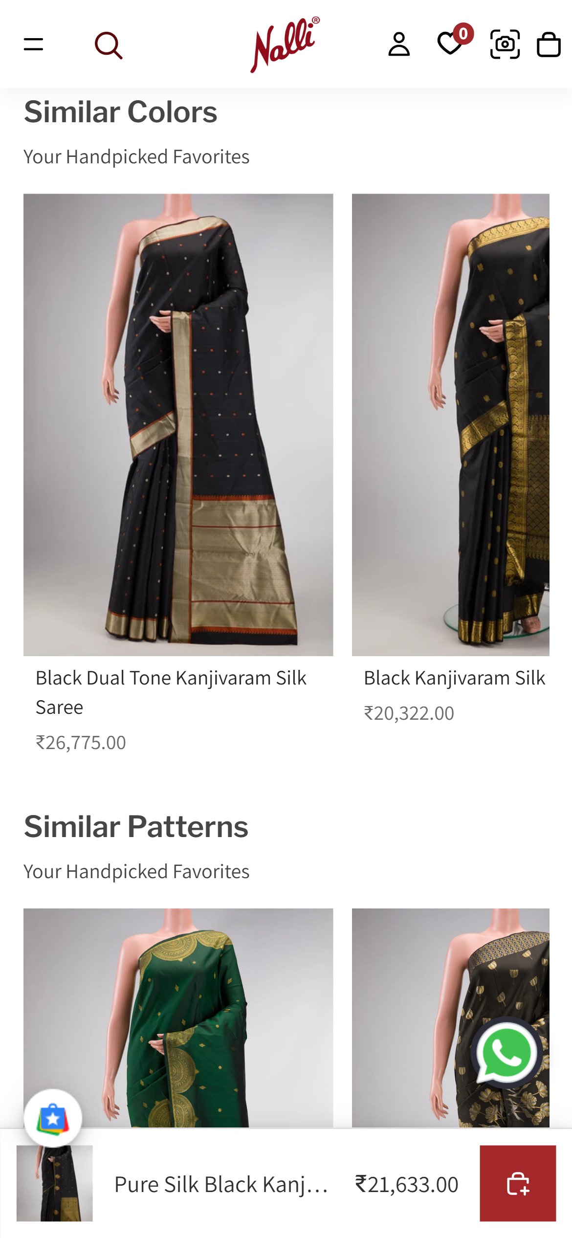Nalli Silks — Mobile